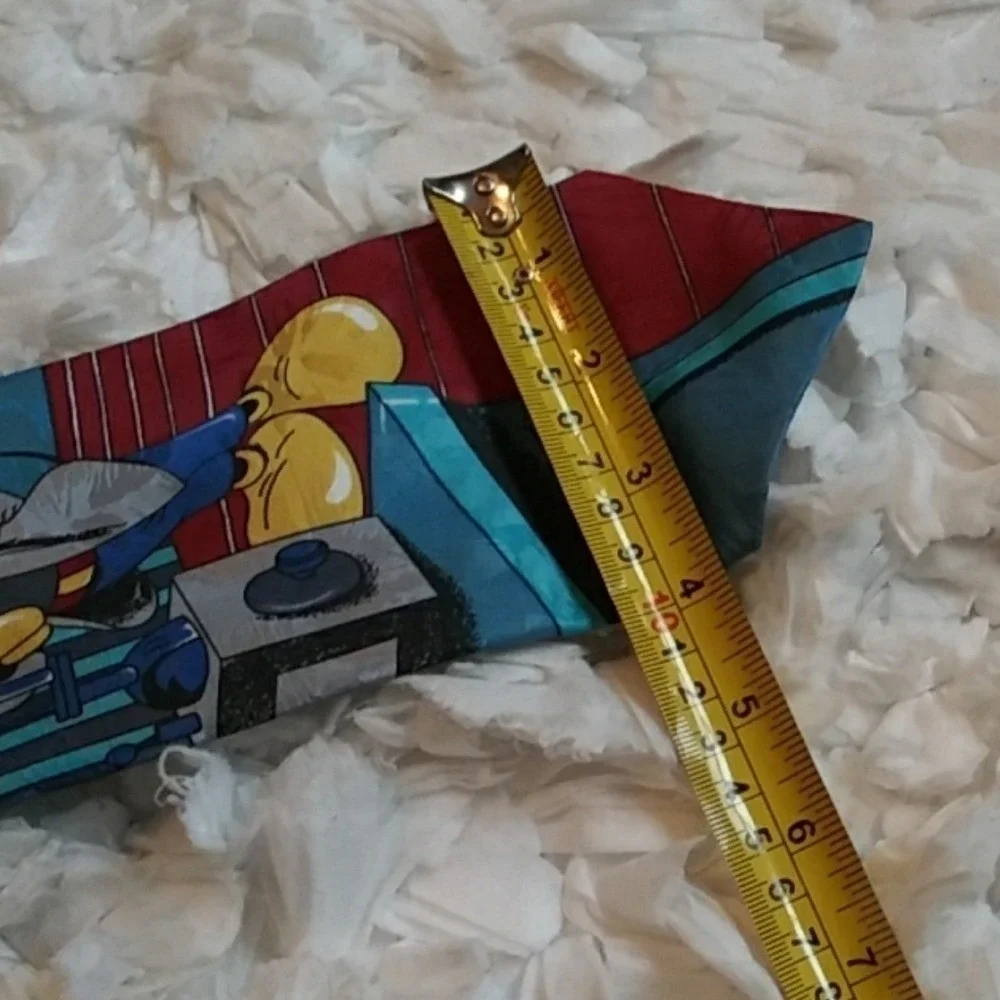 Mickey Unlimited vintage tie red/blue/yellow/black‎